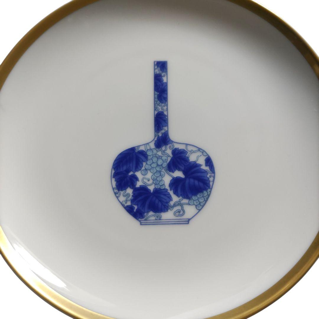 深川製磁　ブルーチャイナ　プレートセット