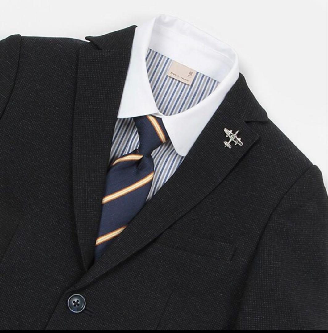【美品】petitmain フォーマル　入学式　スーツ　130 男の子