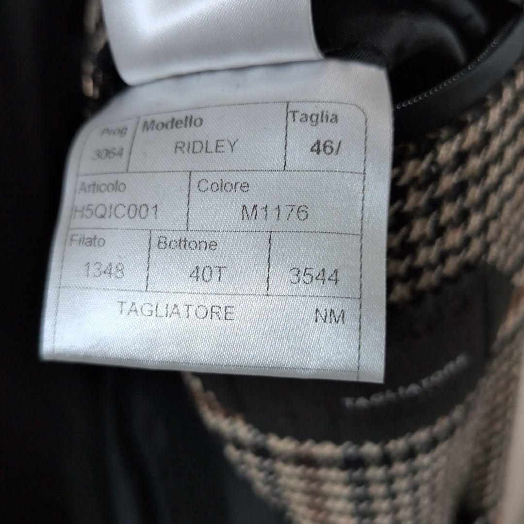 専用　　美品✨タリアトーレ RIDLEY ダブル チェック ロングコート ベルト