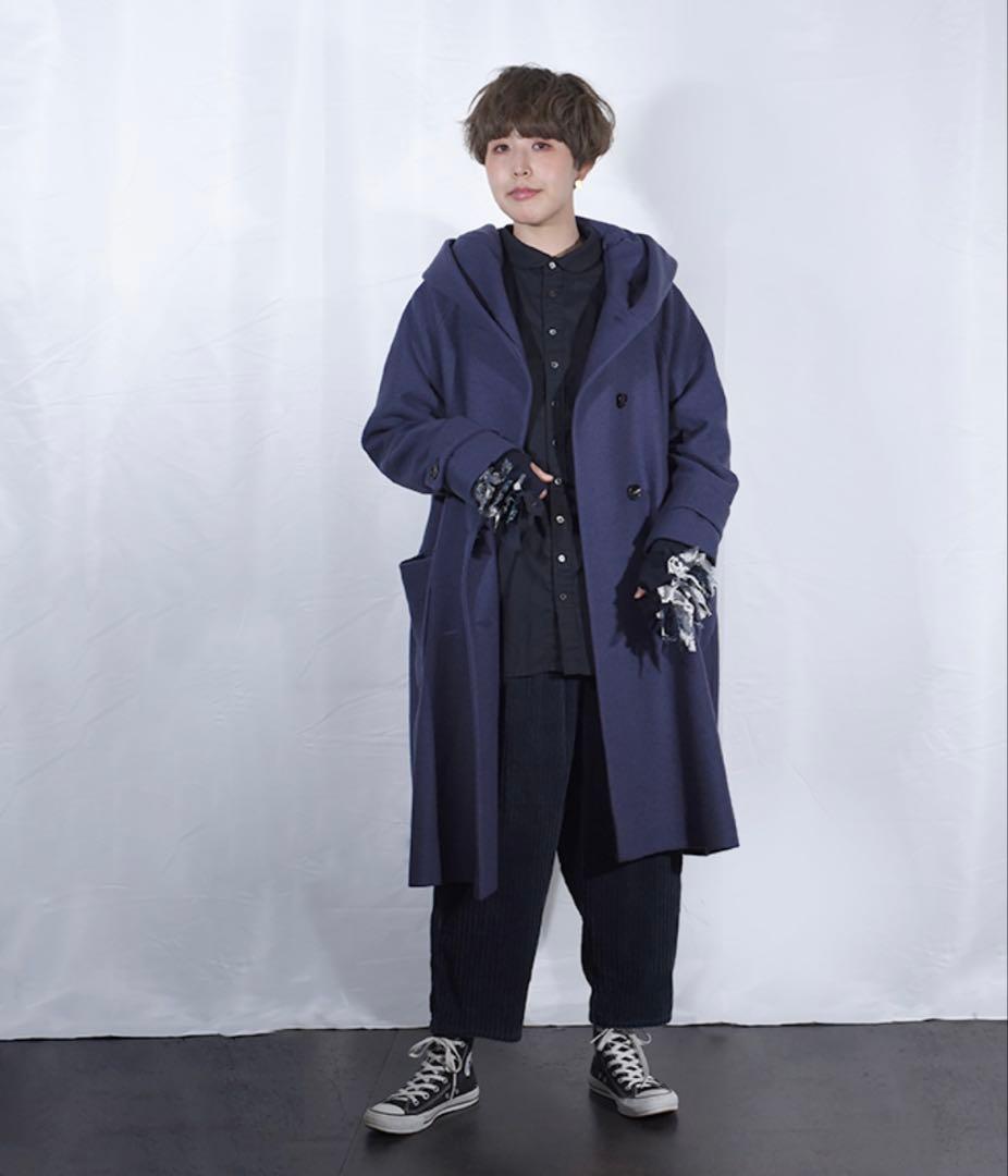 【Basco/バスコ】ラベンダー色のチャリカコート　圧縮ウール