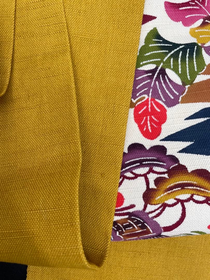 △名古屋帯 洒落帯　高級△ 正絹　紅型　型染　古典柄　293