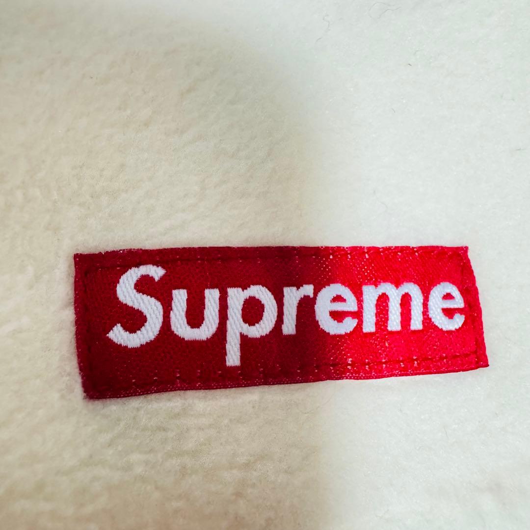 Supreme シュプリーム スモールボックスロゴ クリーム マフラー 新品