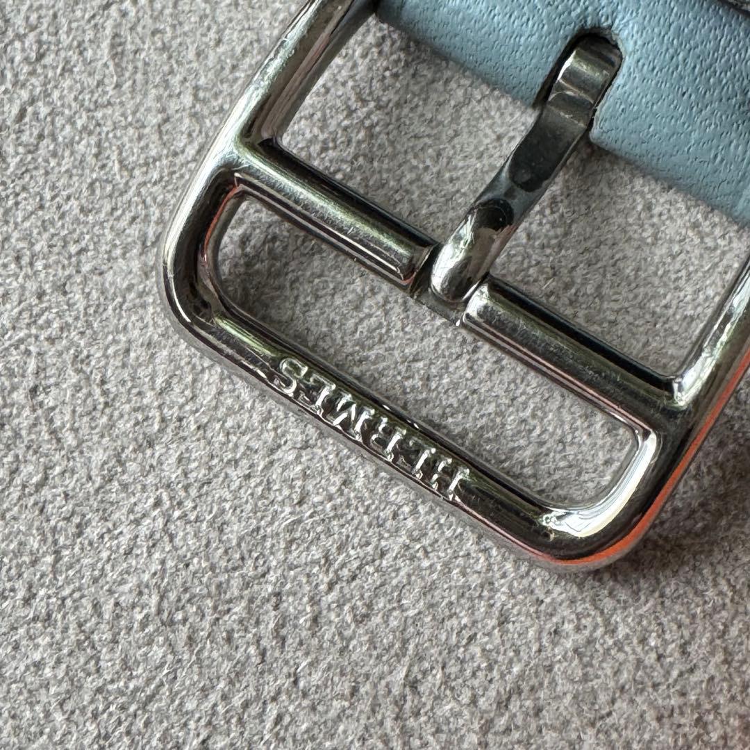 2237 Apple Watch エルメス　ブルーラン　HERMES レザー