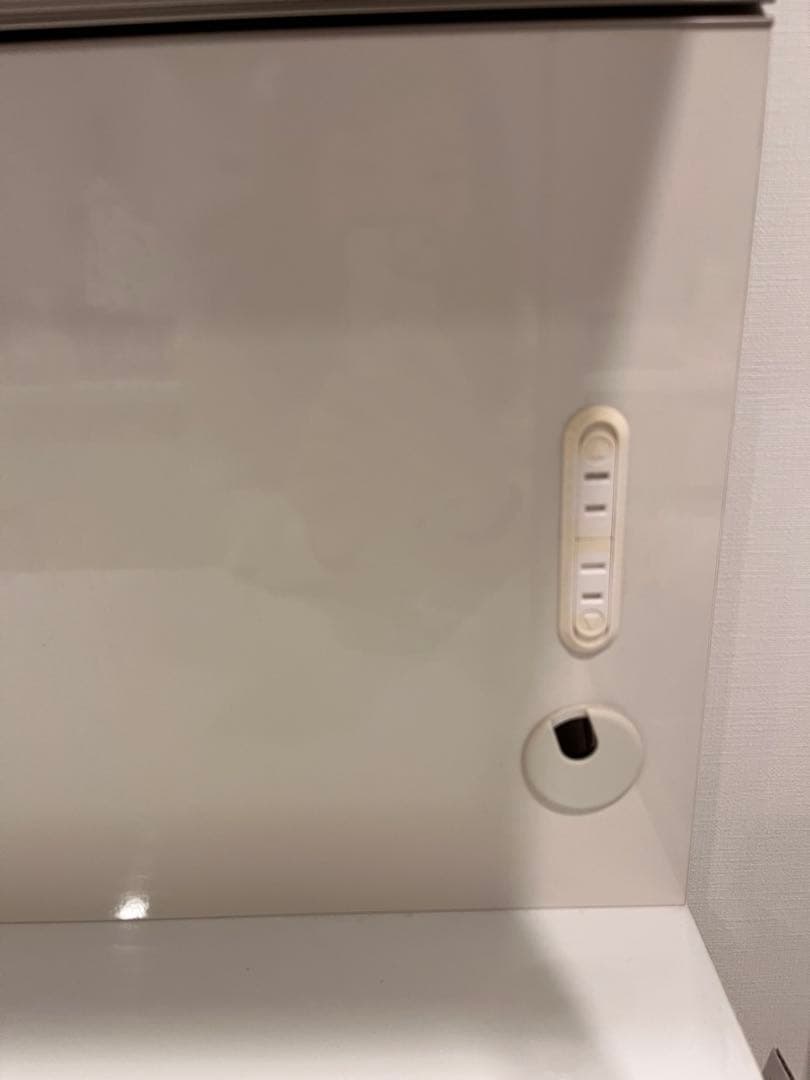 綾野製作所　食器棚　幅100cm ホワイト　ソフトクローズキッチンボード