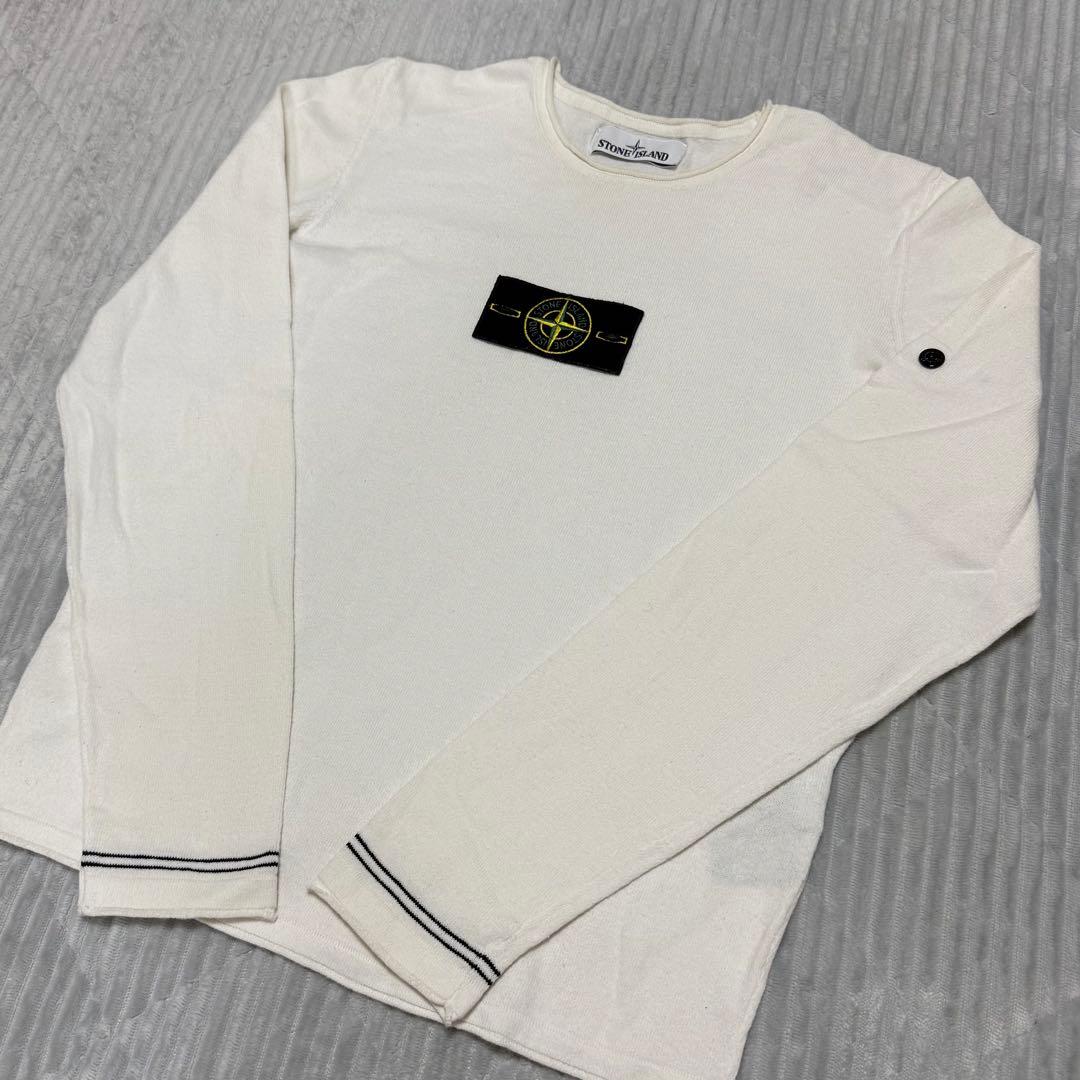 STONE  長袖カットソー ホワイト