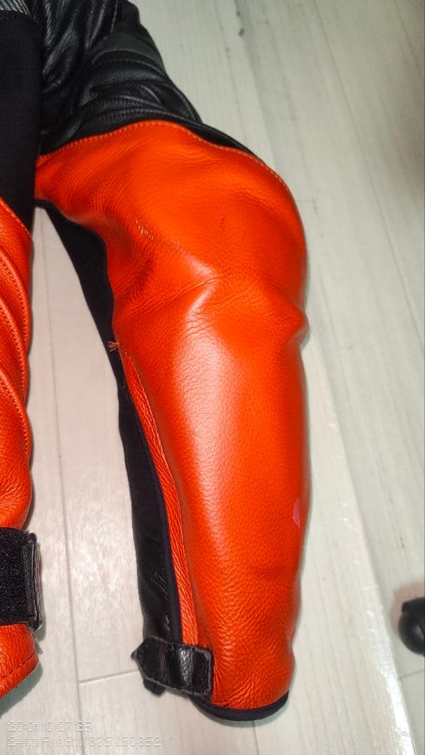 Dainese レザージャケット ブラック/レッド　サイズ46