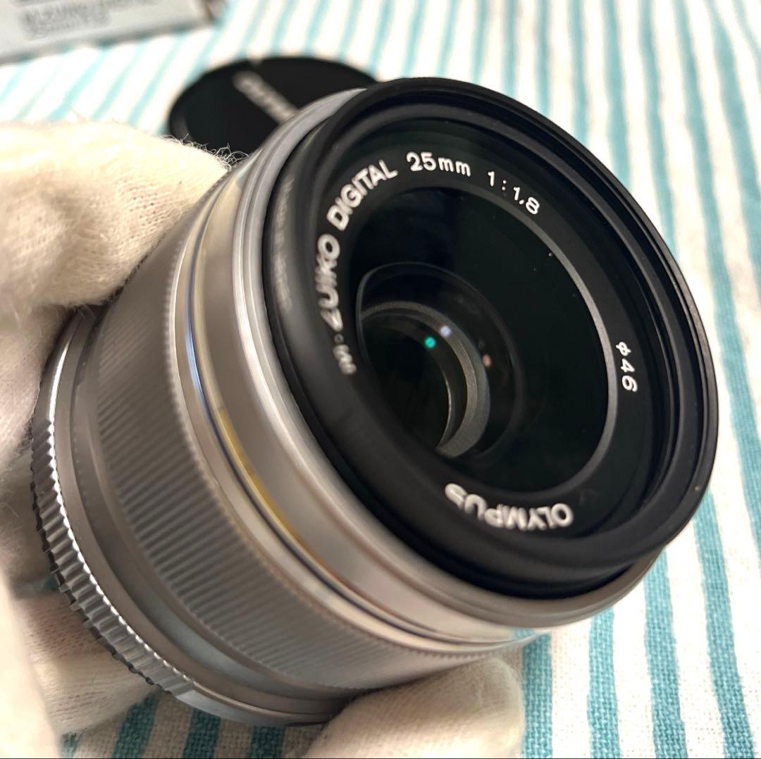 OLYMPUS 単焦点レンズ 25mm F1.8 レンズプロテクト付き