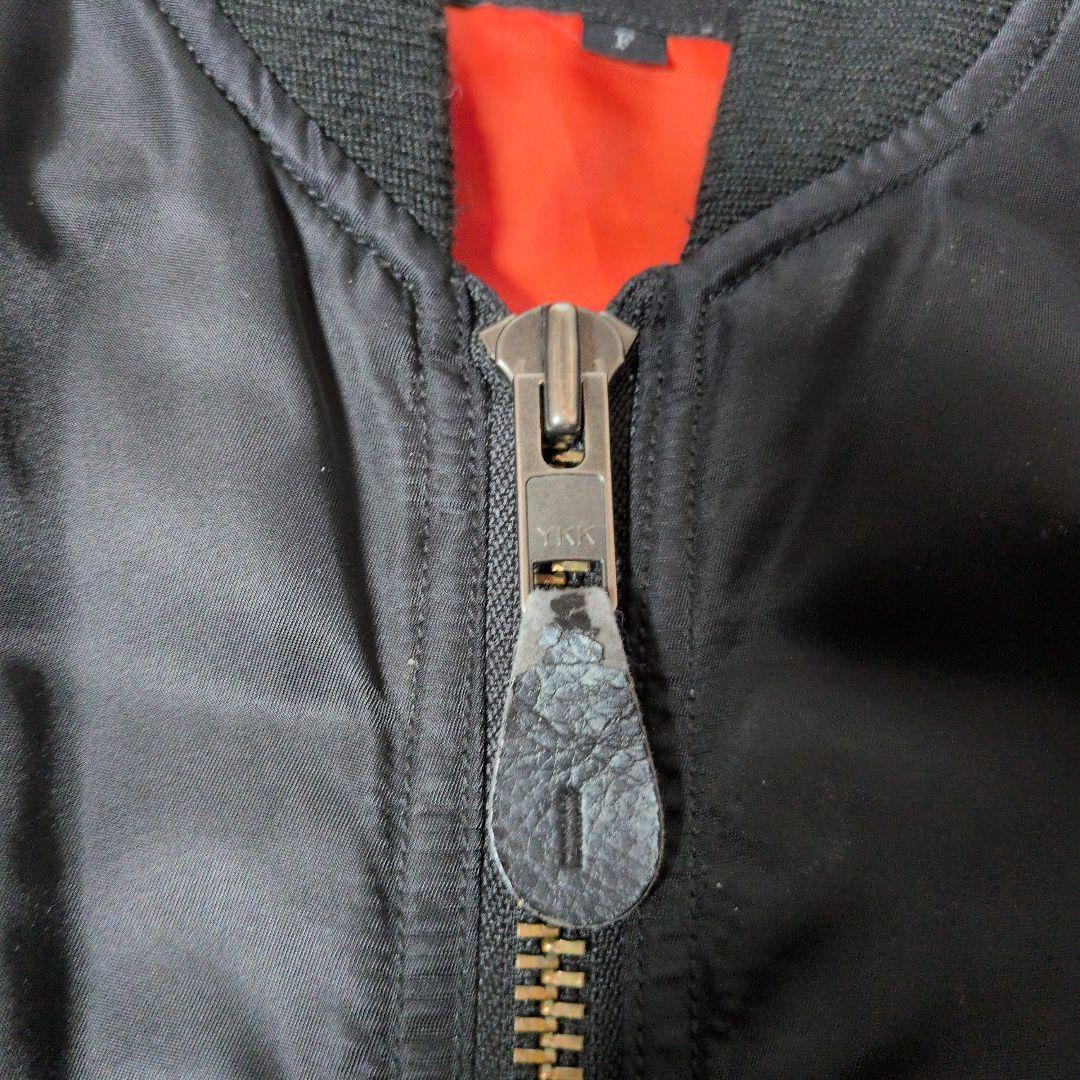 入手困難 Schott ショット MA-1 フライトジャケット 短丈 黒 F