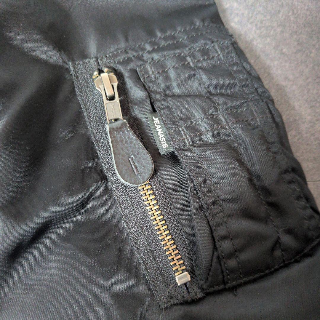 入手困難 Schott ショット MA-1 フライトジャケット 短丈 黒 F