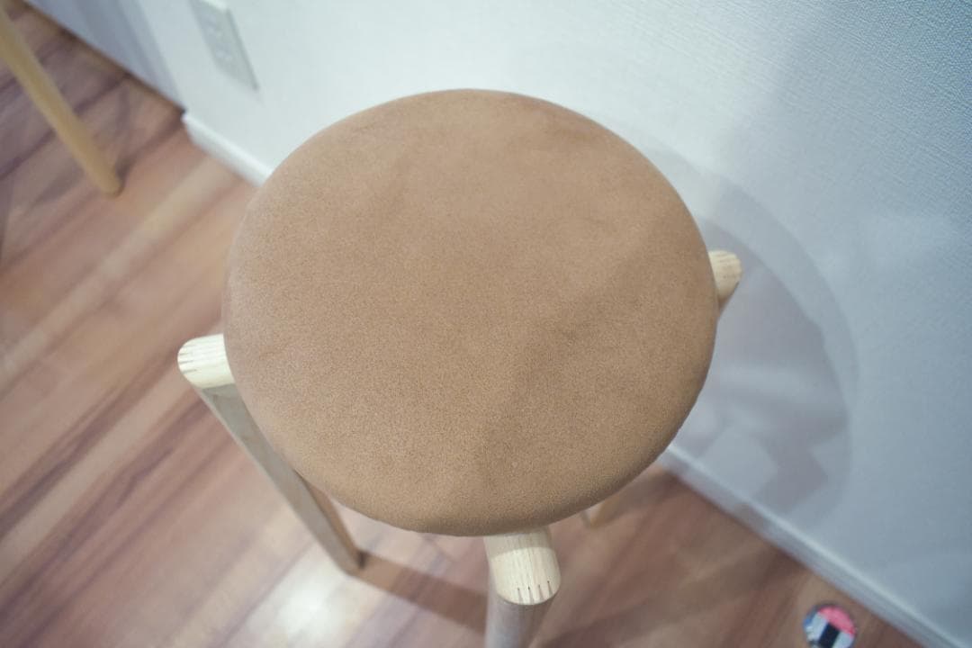 匠工芸-マッシュルームスツール 日本製家具 Lサイズ-ココア