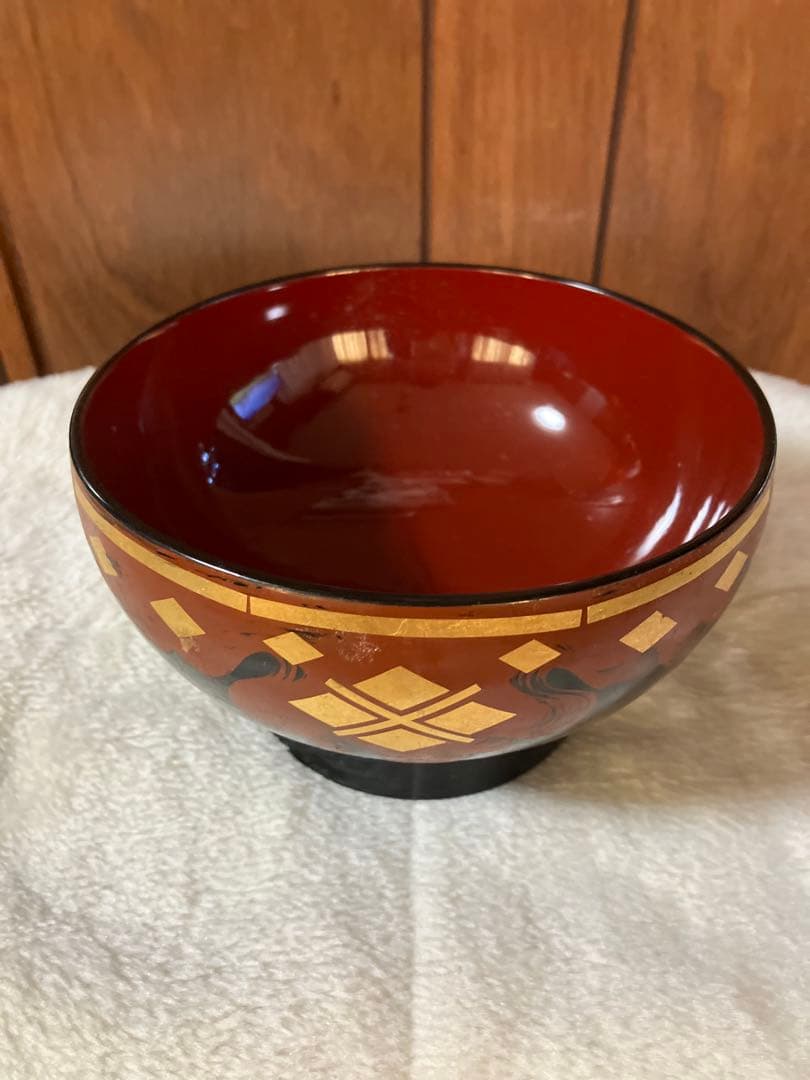 GATZさま専用 秀衡塗　木製本漆 古代椀 蓋なし 2個