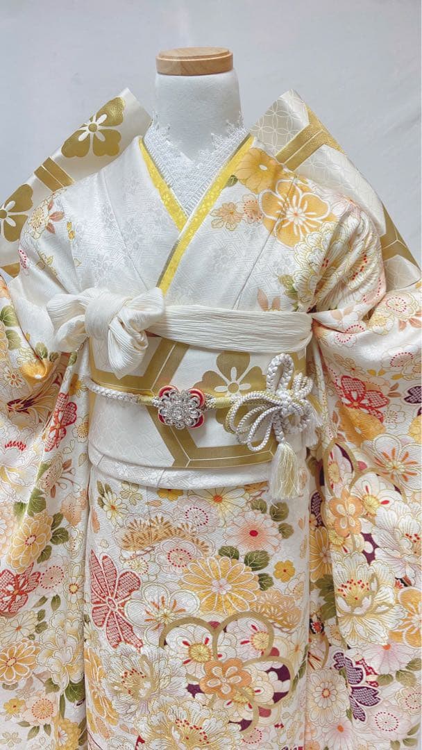 振袖 正絹 成人式　振袖6点セット　振袖フルセット