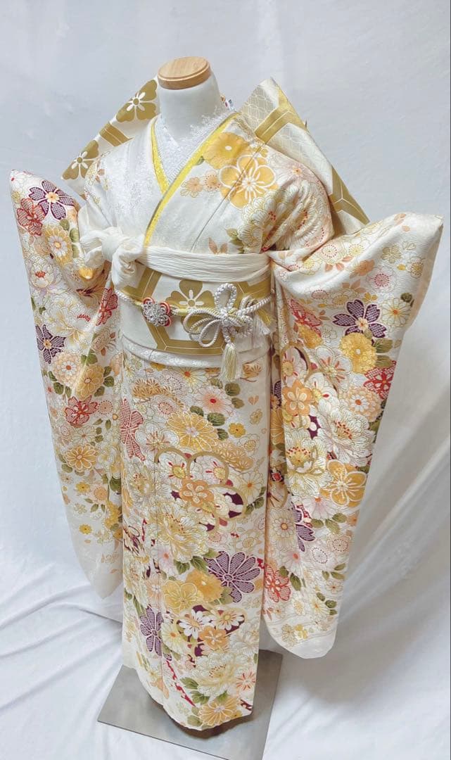 振袖 正絹 成人式　振袖6点セット　振袖フルセット
