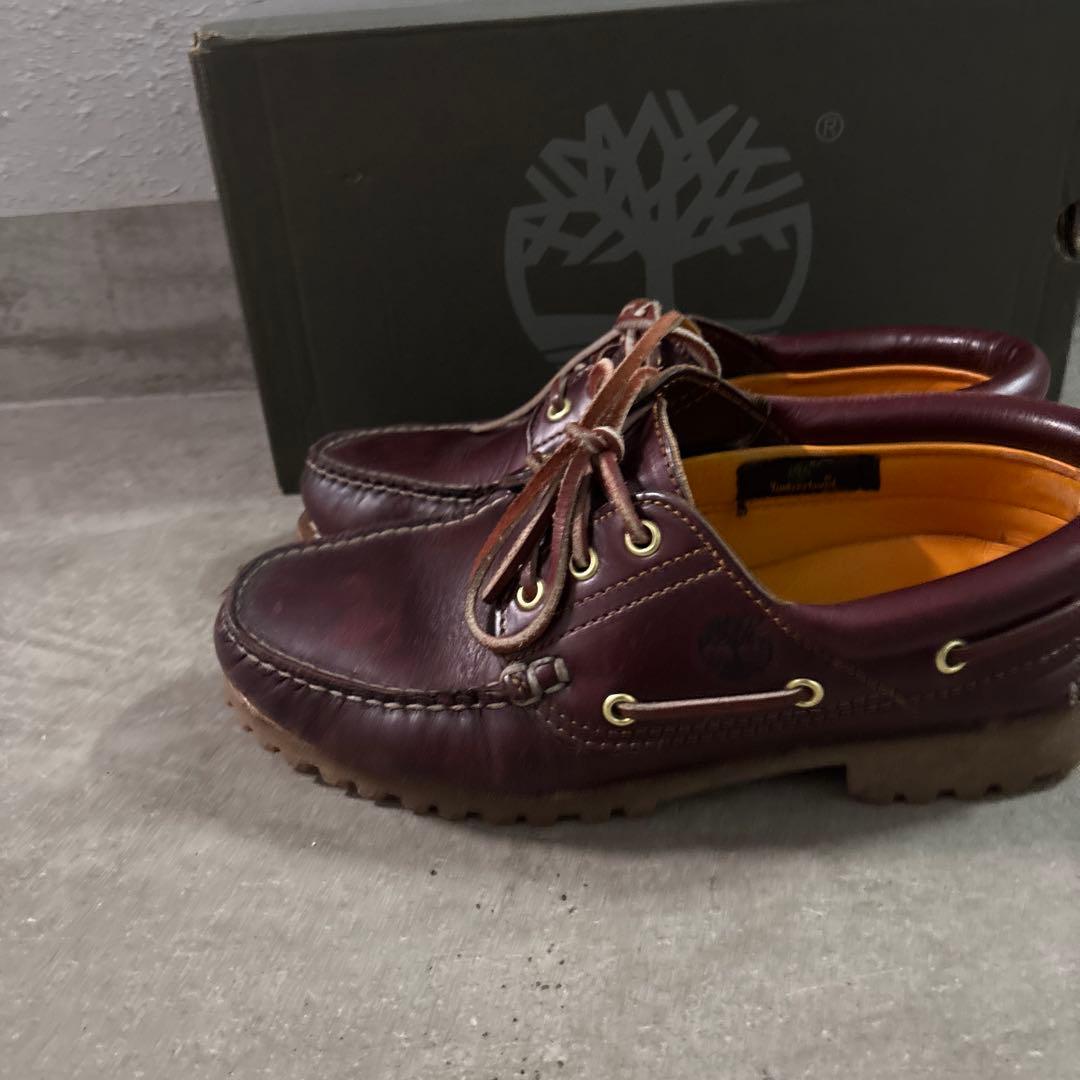 。*様 Timberland 3eye バーガンディ