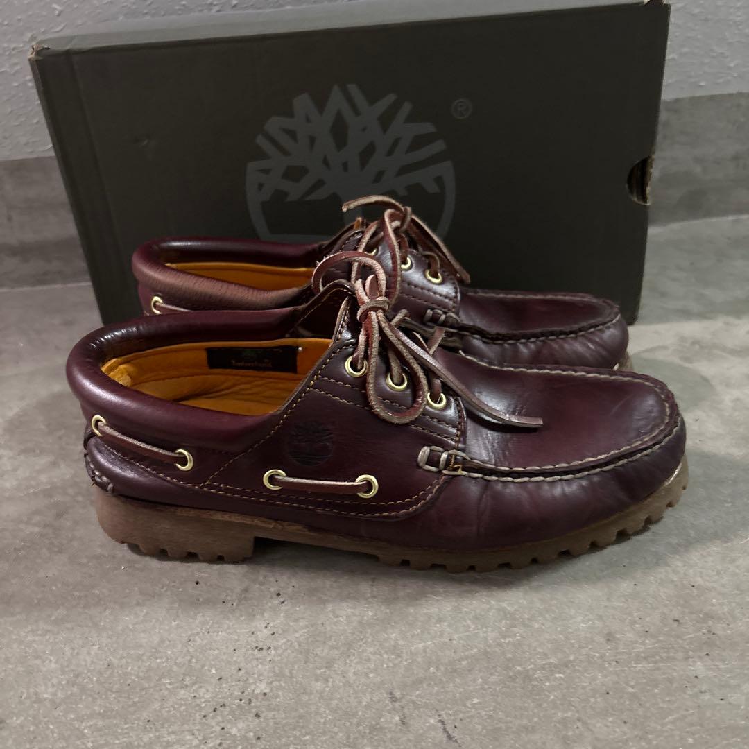 。*様 Timberland 3eye バーガンディ