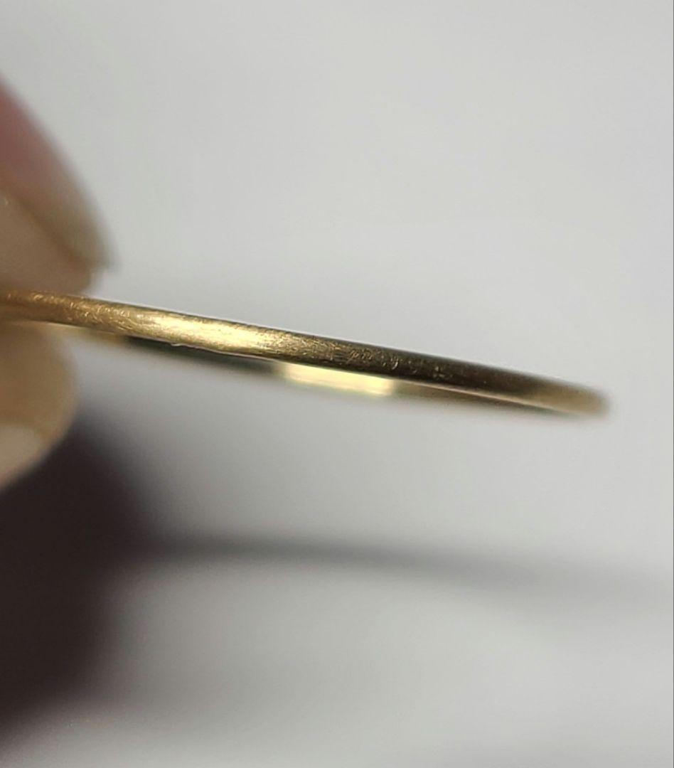 重ねづけにもぴったりです!★18金プレーンリング★