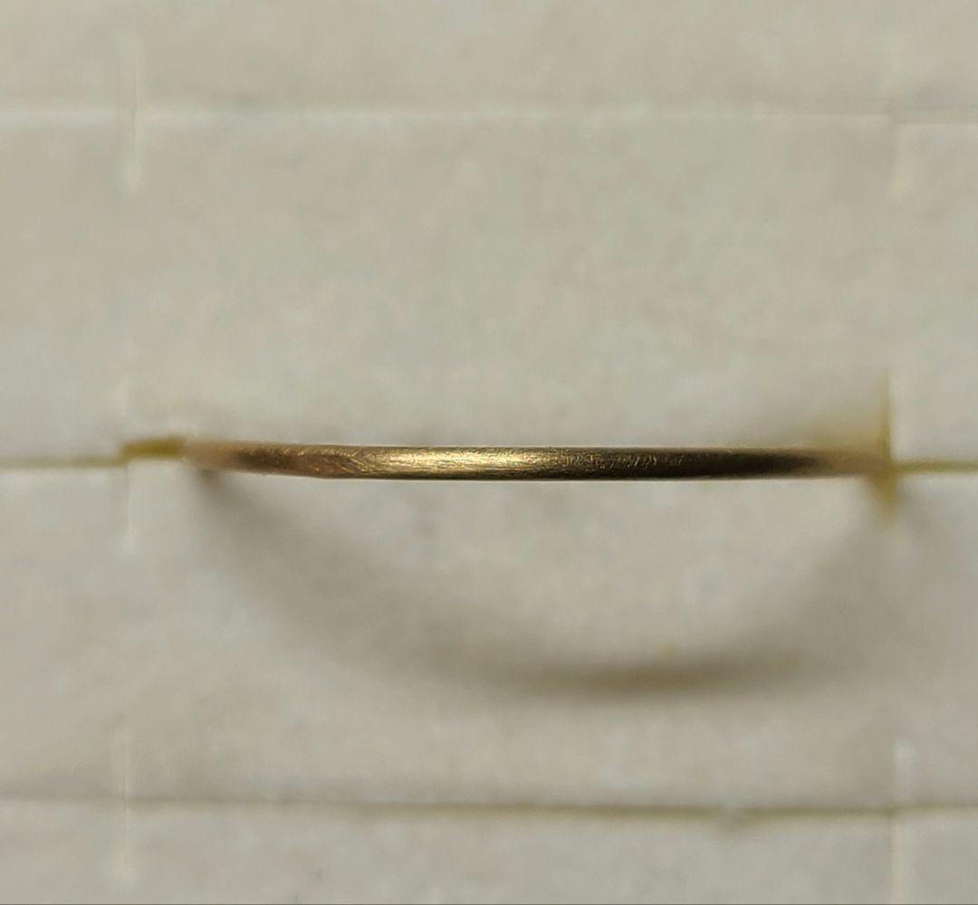 重ねづけにもぴったりです!★18金プレーンリング★