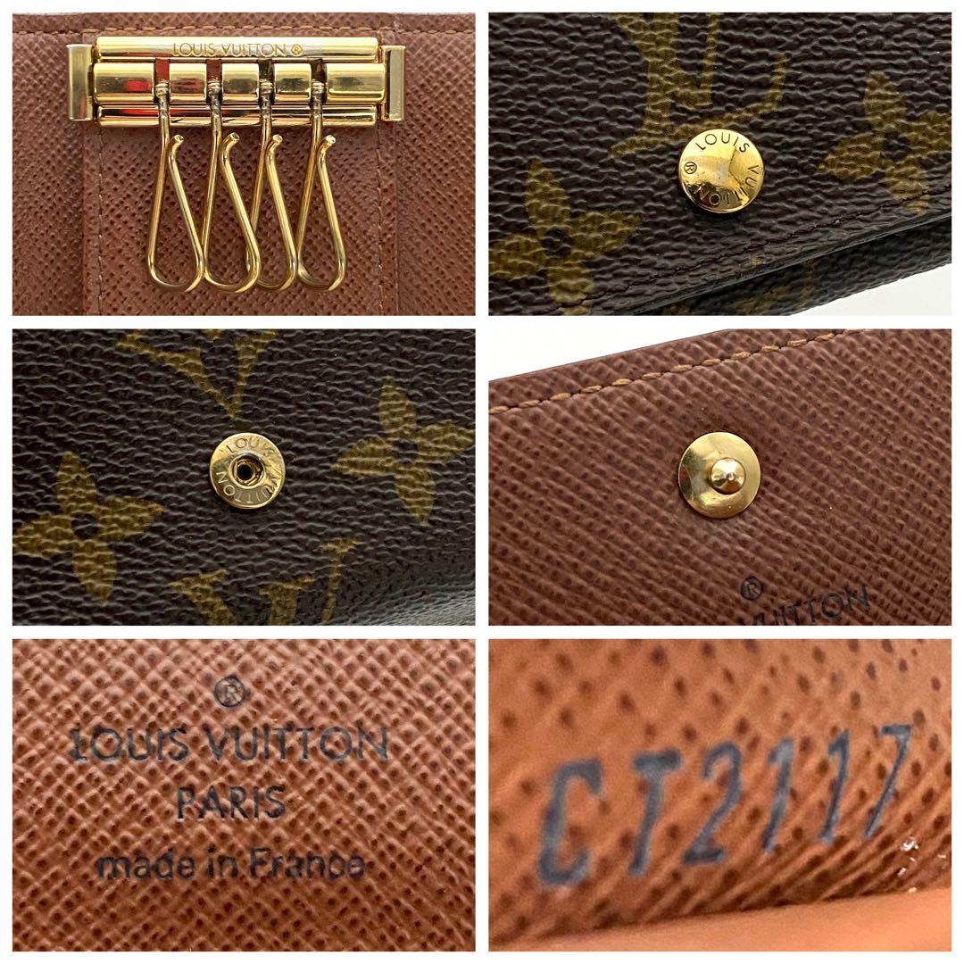 使用わずか　ルイヴィトン　モノグラム　キーケース　まミュルティクレ4