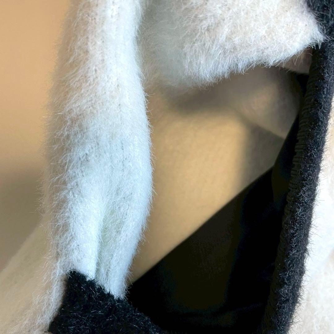 美品【マーク＆ロナ】ゴルフウェア スカート ロゴ スカル ラインストーン 白 L