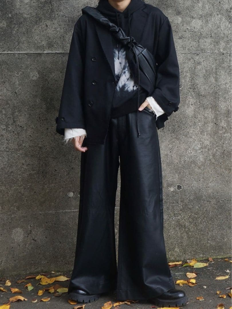 Casper John レイヤードテーラードジャケット ブラック Mサイズ