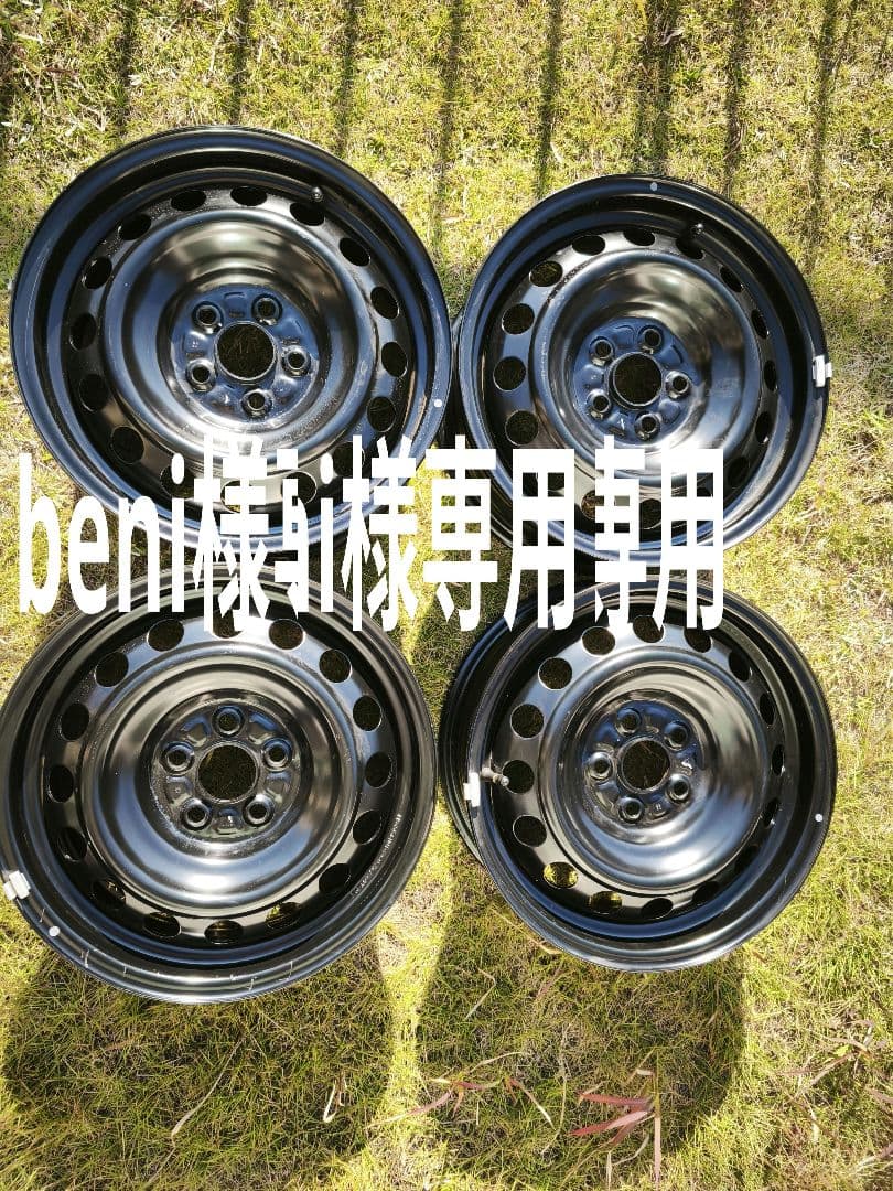 beni ① 10系シエンタ 後期モデル 純正15インチ スチールホイール