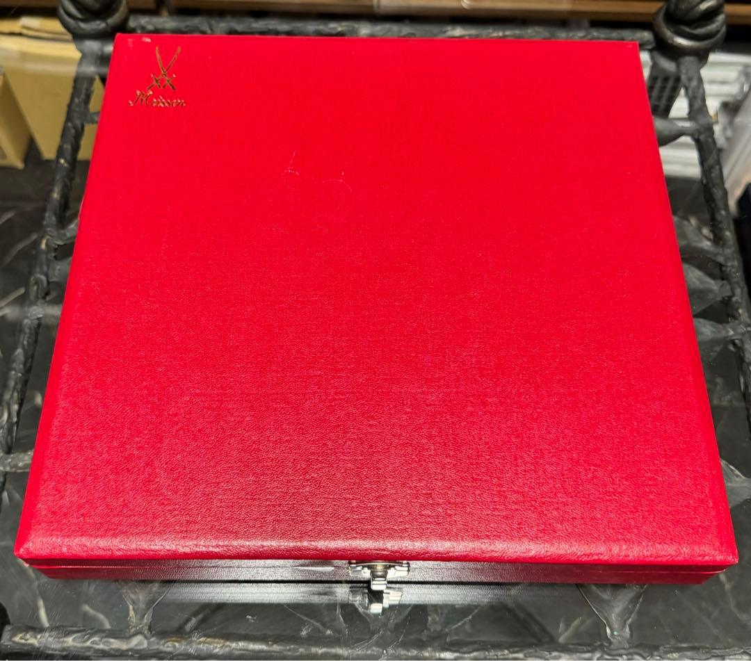 マイセン MEISSEN クリスマスプレート 飾り皿 25.5cm 箱付