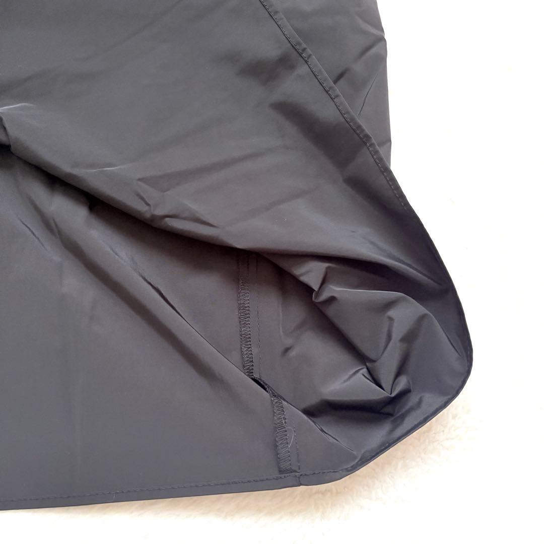 【新品タグ付き】ラグナムーン　ドッキングタフタニットワンピース　ブラック　洗濯◎