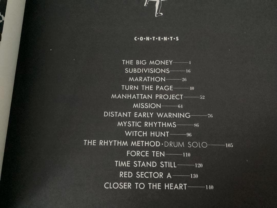 ★楽譜/ラッシュ/RUSH/アショウオブハンズ/ライブ/神話大全/バンドスコア