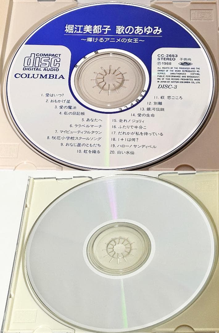 [未再生・見本盤・極美品] 堀江美都子 歌のあゆみ ４ 輝けるアニメの女王