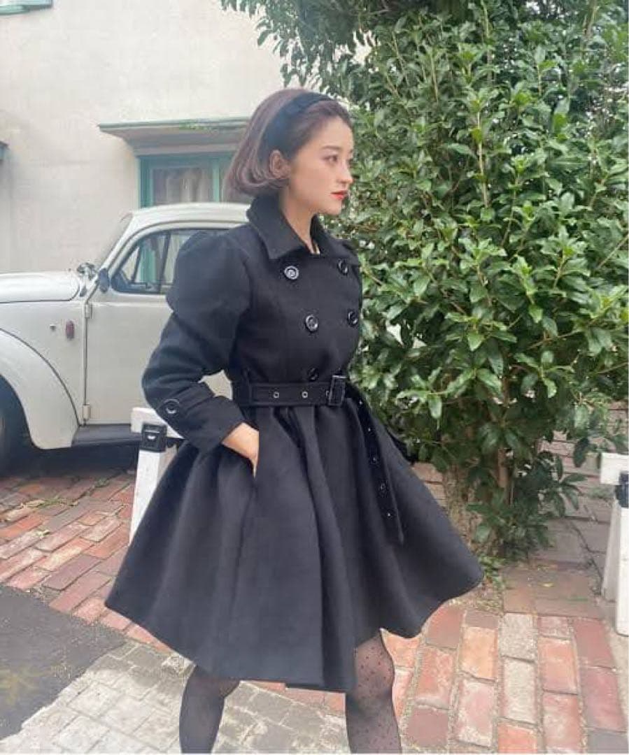 Bibiy. SOUTIEN COLLAR BELT COAT ビビー コート