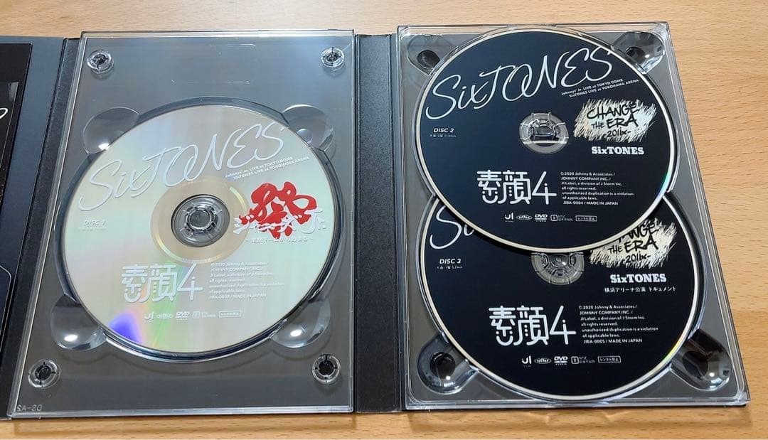 素顔4 SixTONES盤 [3DVD] ジャニーズJr. 8・8 祭り