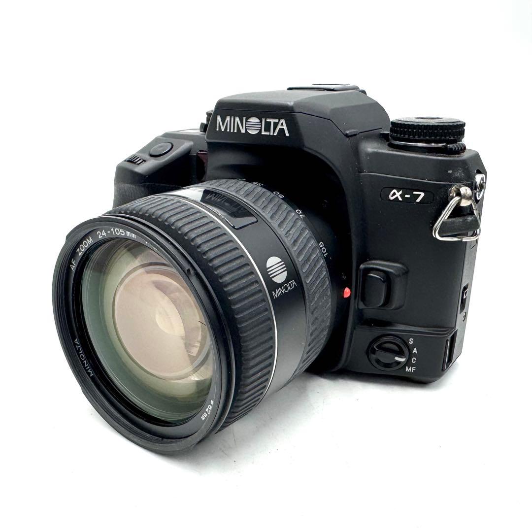 動作良好 MINOLTA ミノルタ α-7 AF 24-105mm 一眼レフ