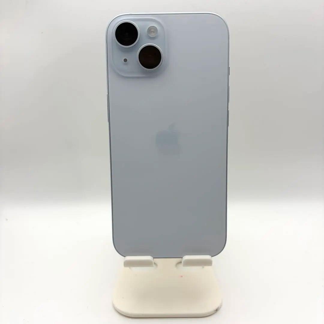 iPhone15 256GB ブルー SIMフリー美品 バッテリー100% 箱付