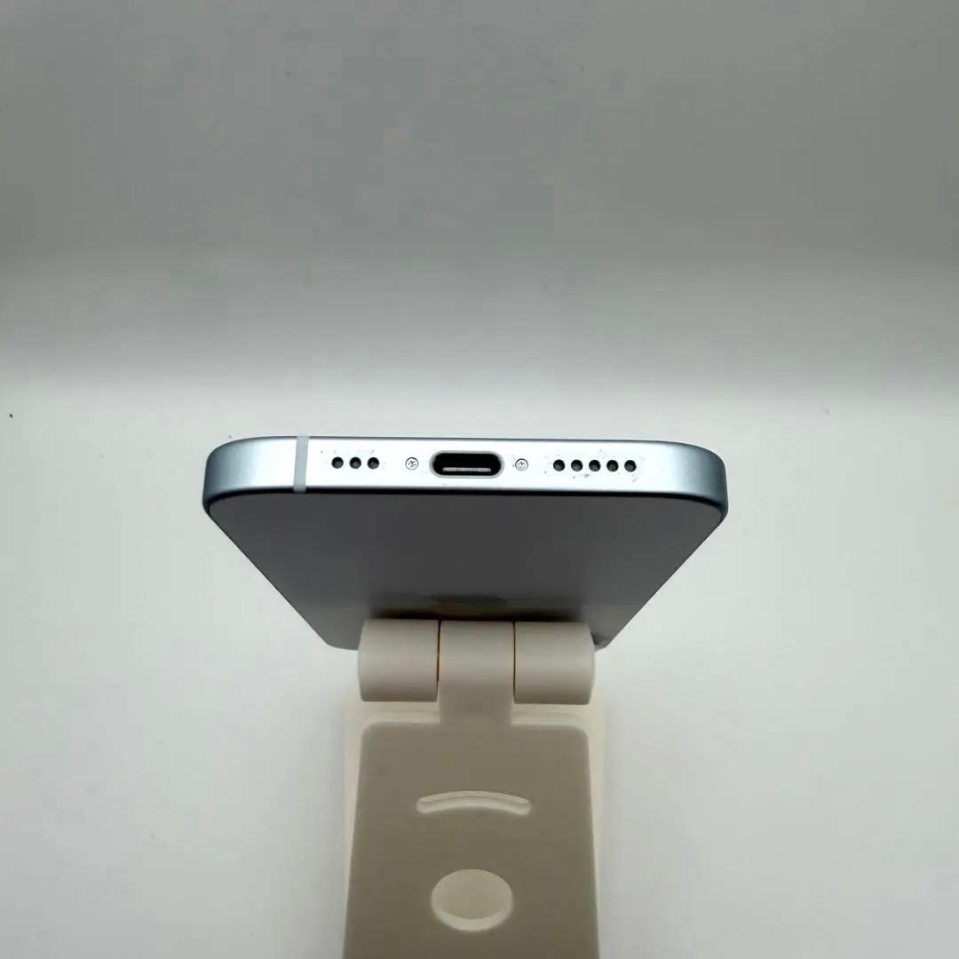iPhone15 256GB ブルー SIMフリー美品 バッテリー100% 箱付