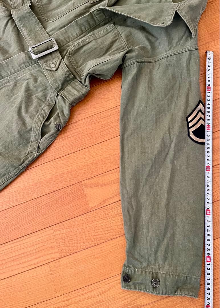 40's U.S.ARMY OD HBT オールインワン つなぎ M1938軍曹