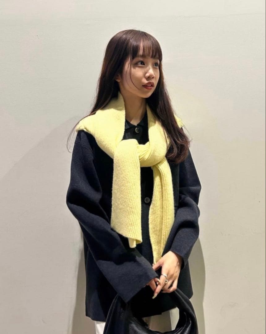 beauty＆youth ニットフードマフラー