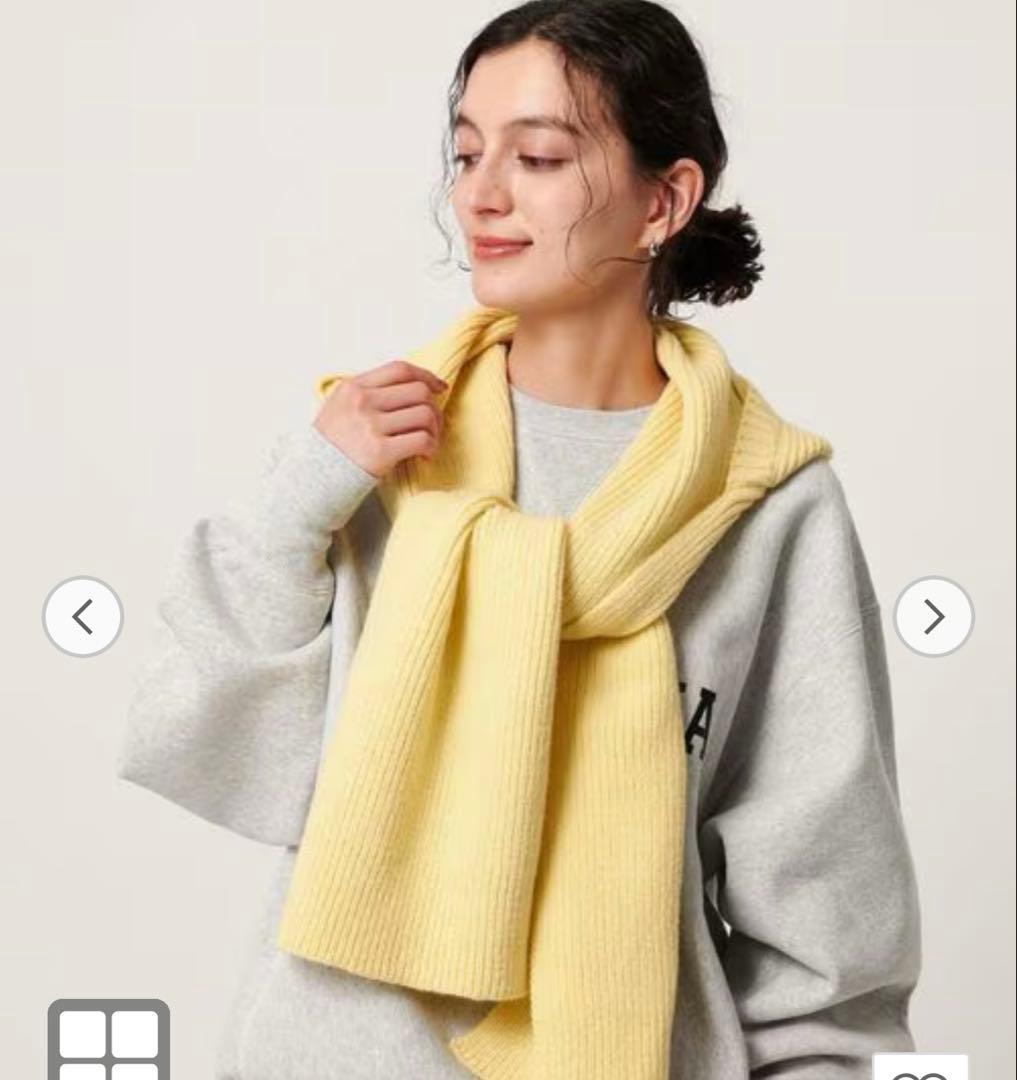 beauty＆youth ニットフードマフラー