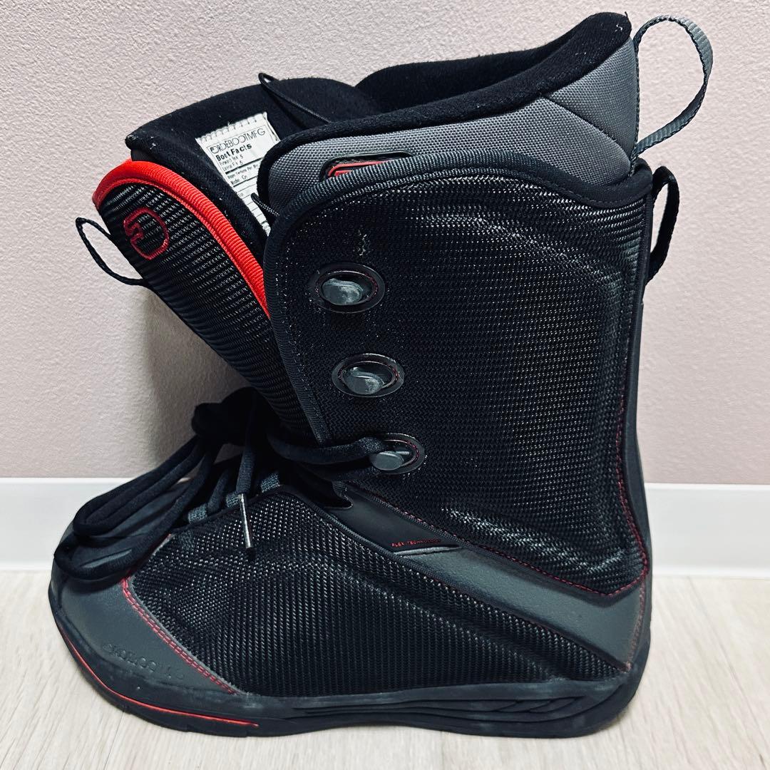 バートン RIDE BOOT MFG スノーボードブーツ ブラック/レッド 27