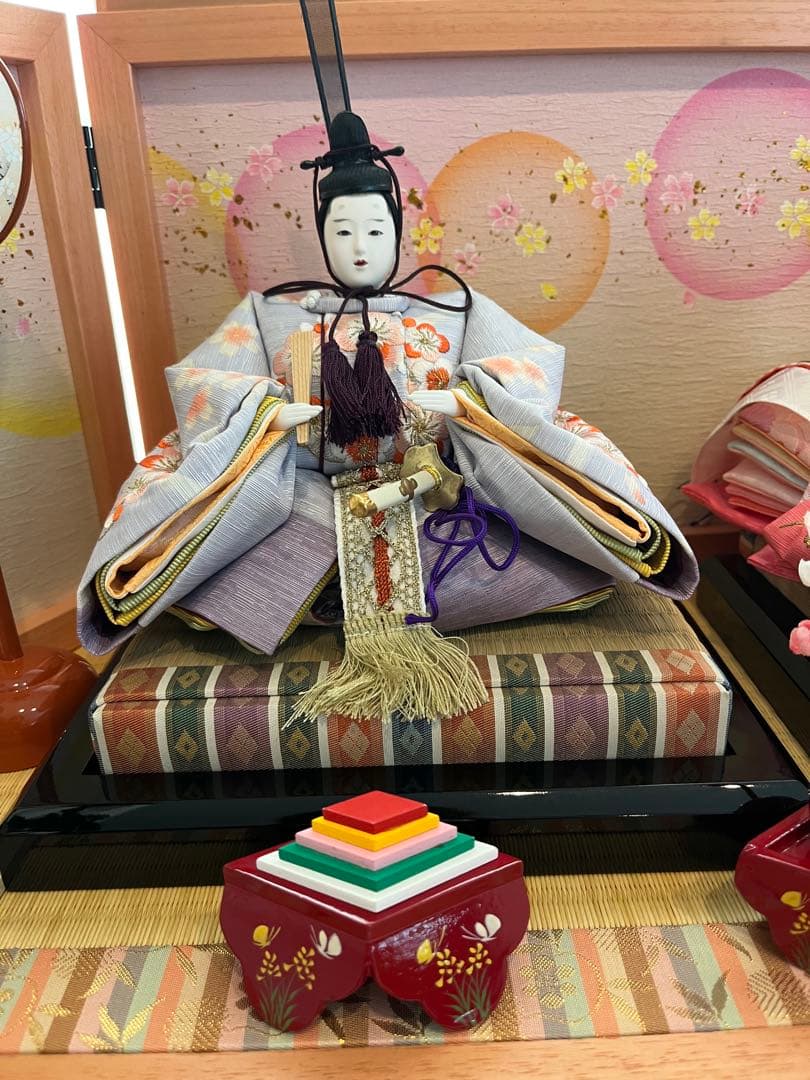 親王飾り　吉徳大光　吉徳監修　京都西陣伝統裂地