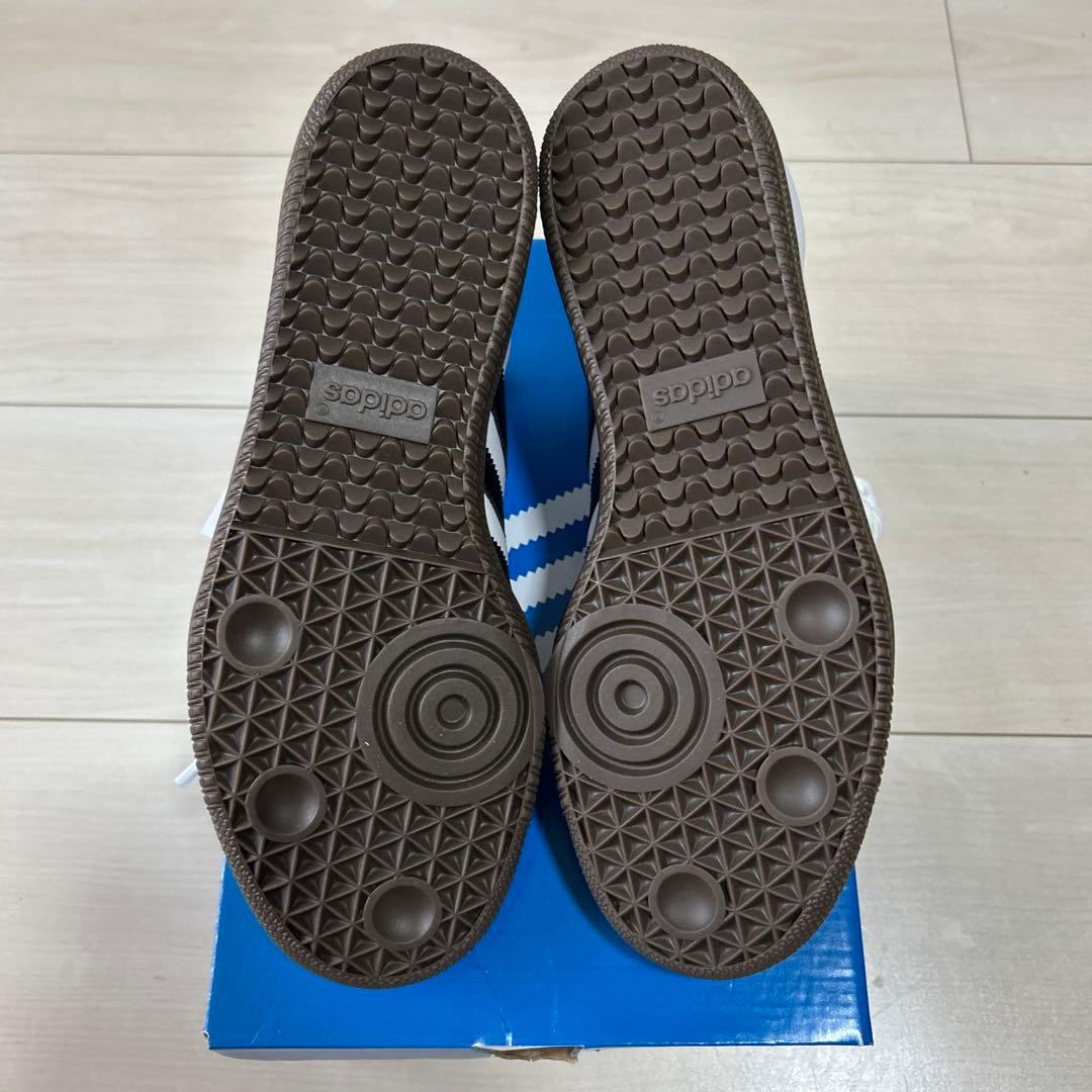 さおりん【新品未使用】adidas Samba ホワイト/ブラック/グレー