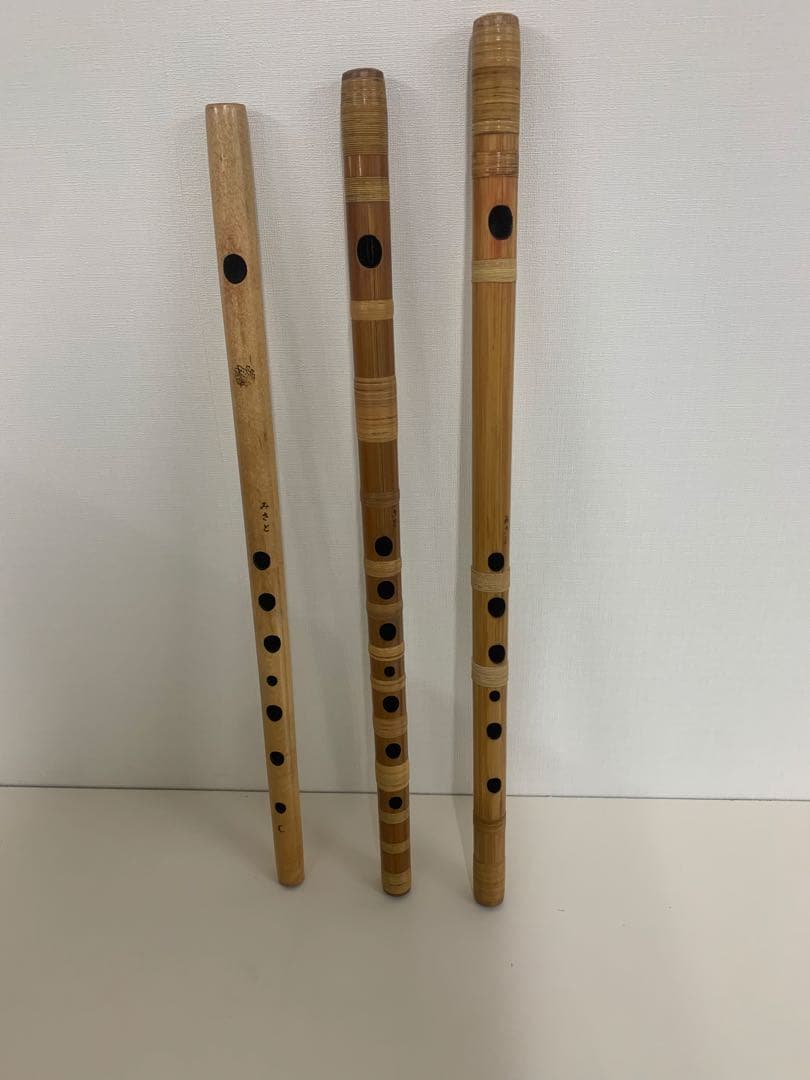 篠笛、みさと笛　3本セット