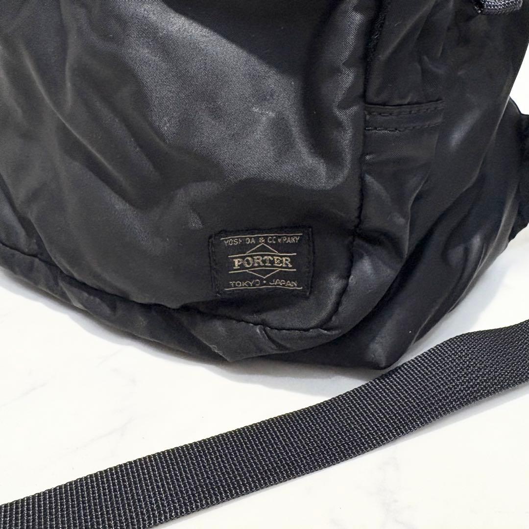 【美品】PORTER ポーター　リュック　タンカー　ブラック　ナイロン