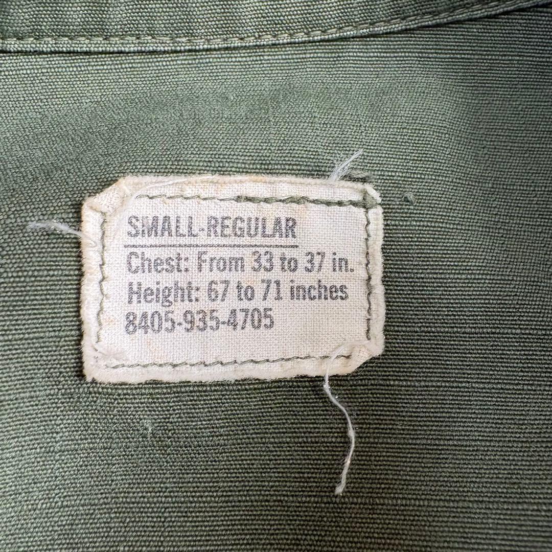 60s USARMY ジャングルファティーグ 4th OG107 S-R