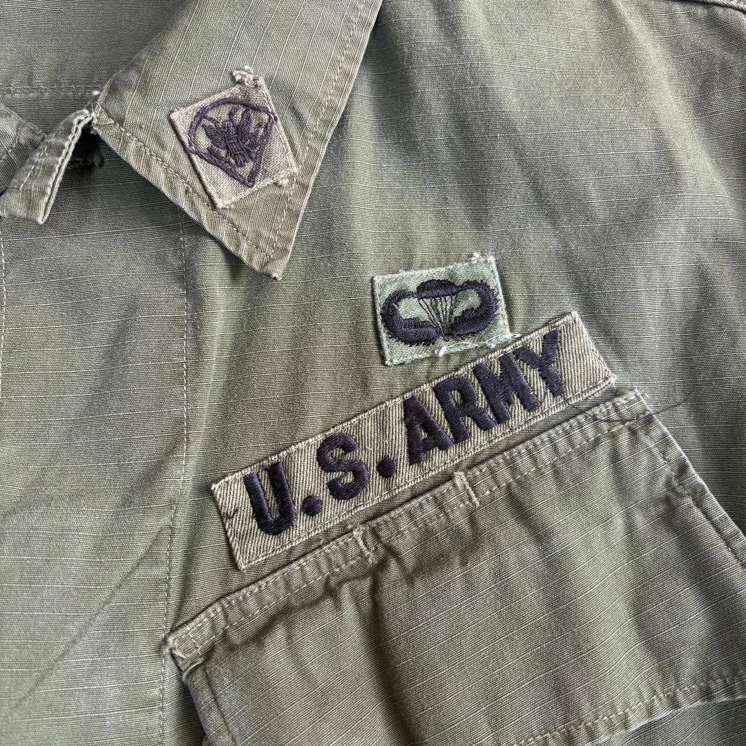 60s USARMY ジャングルファティーグ 4th OG107 S-R