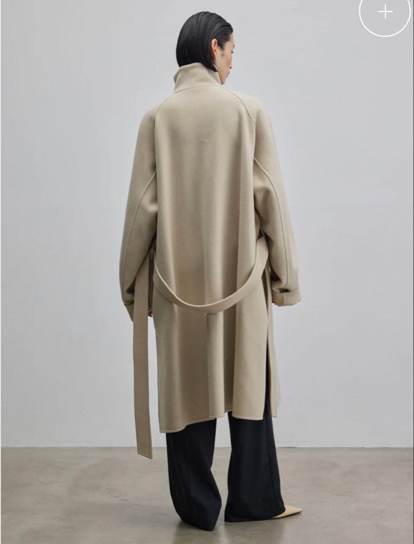 SOEJU グレー スーパー140メルトンバルマカーンコート