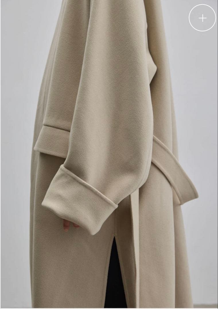 SOEJU グレー スーパー140メルトンバルマカーンコート