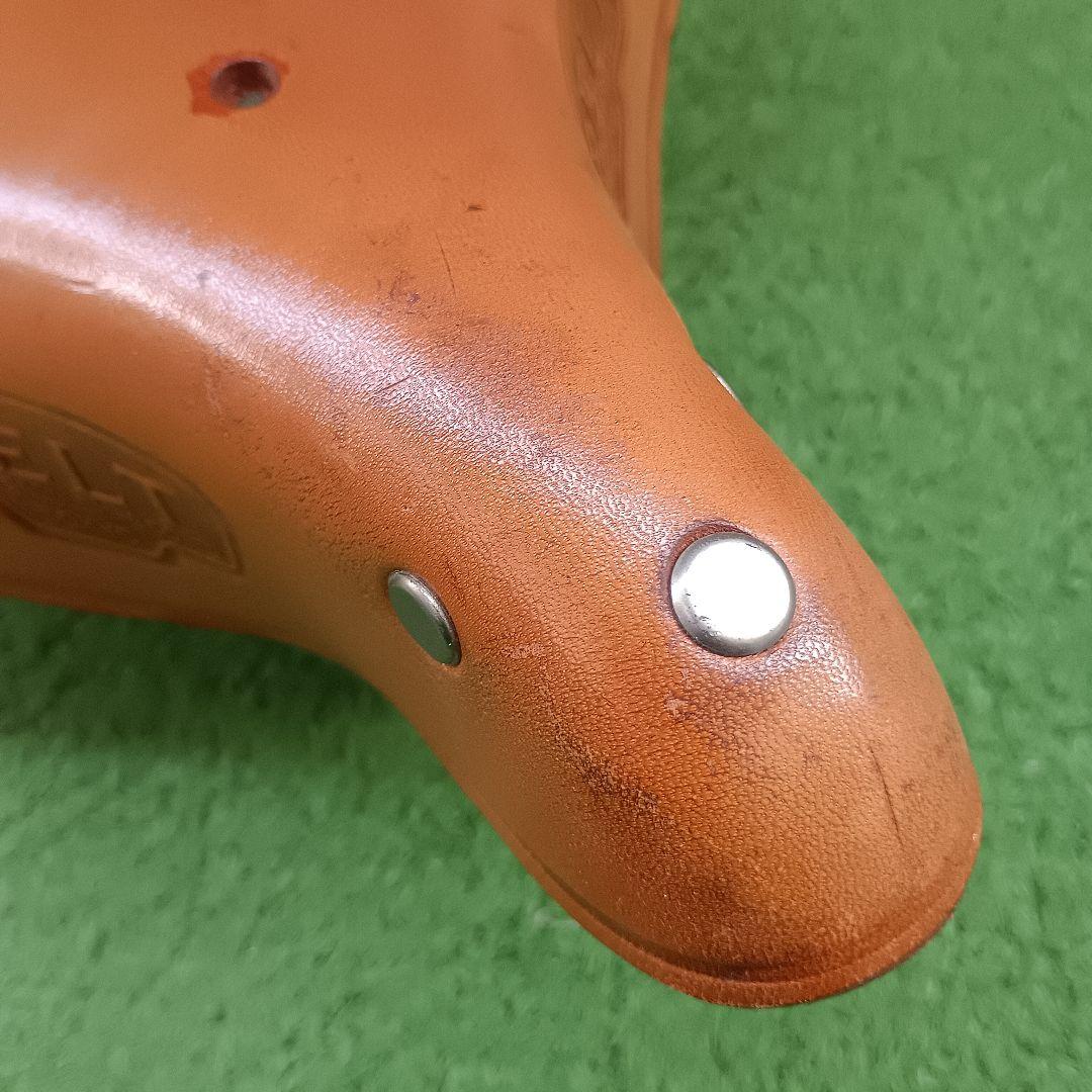 藤田サドル、ビンテージ　レザーサドル　BELT、シートポスト付き（おまけ）