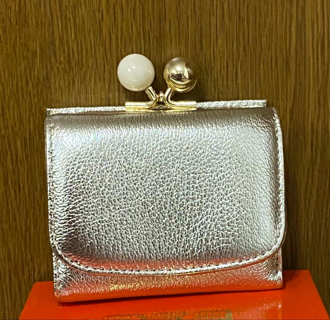 未使用PEZ(ペッツ) ×ear 本革　コラボがま口財布