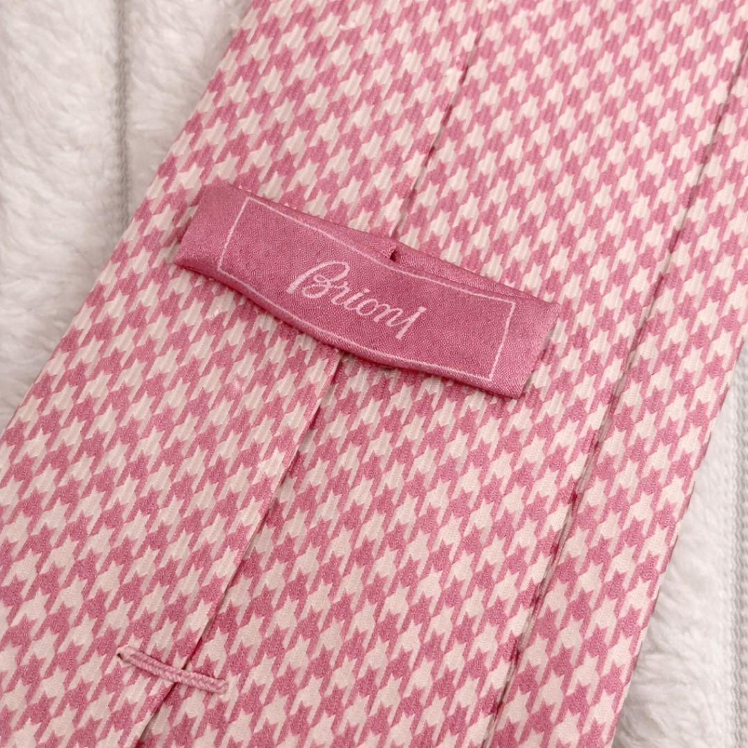 Brioni ブリオーニ シルク100% ネクタイ ピンク 高級 イタリア製