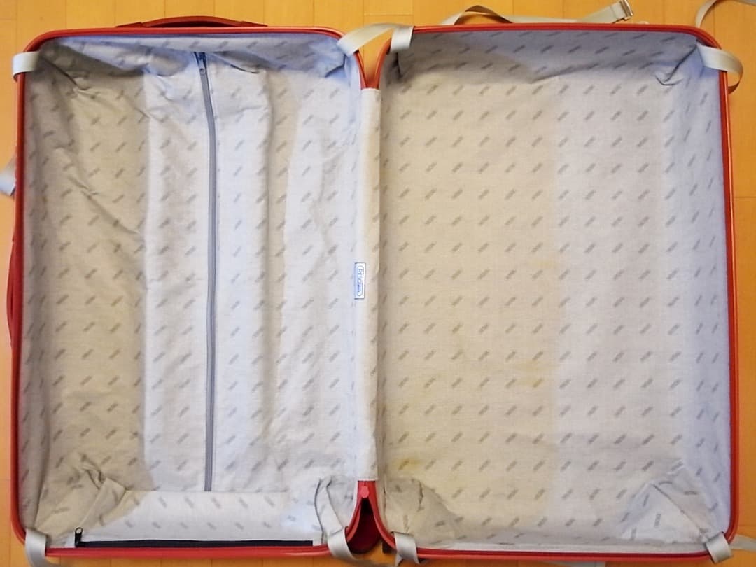 ◇リモワ サルサ 定番人気色 レッド 大容量 82L メンテ・クリーニング済